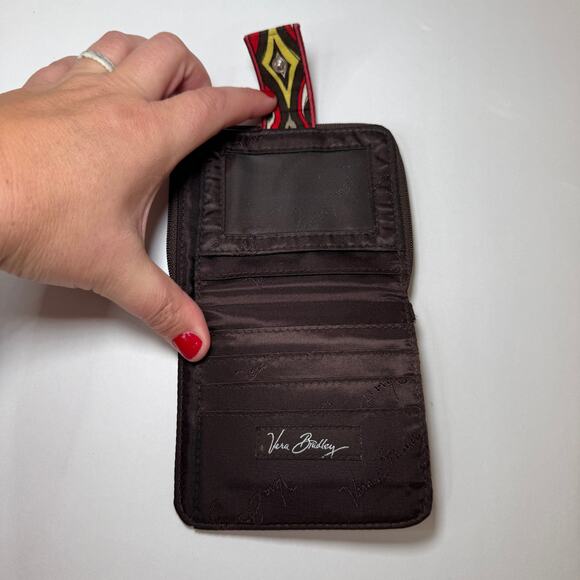 Vera Bradley Puccini Floral Print Small Fold Wallet - Picture 3 of 5